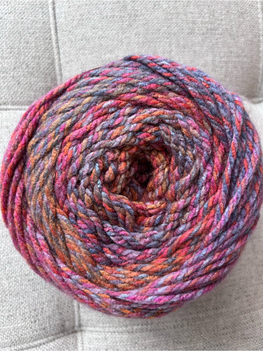 Caron Spice Cakes variegated yarn - colour Dark Spark